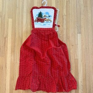 Vintage Christmas Apron